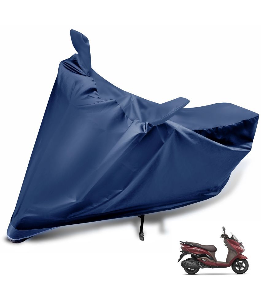     			Mockhe Bike Body Cover for Suzuki All Bike Models ( Pack of 1 ) , Navy Blue