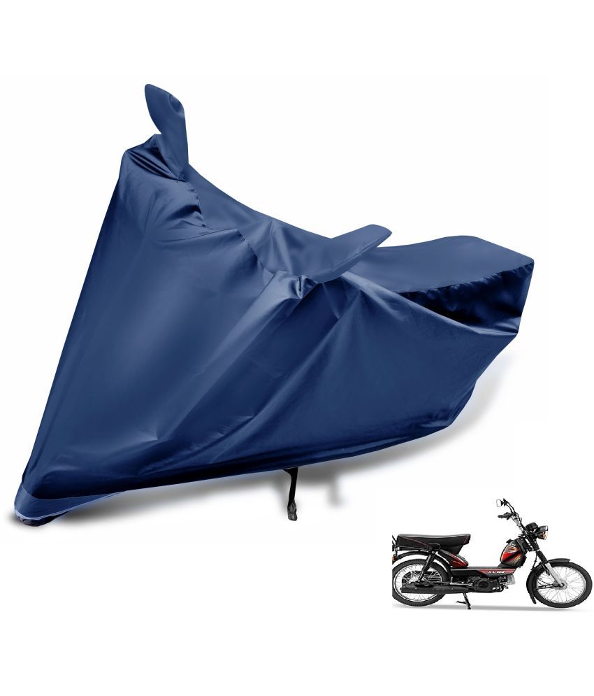     			Mockhe Bike Body Cover for TVS XL 100 Comfort ( Pack of 1 ) , Navy Blue