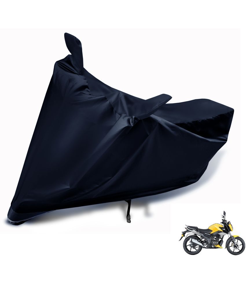     			Mockhe Bike Body Cover for TVS All Bike Models ( Pack of 1 ) , Black