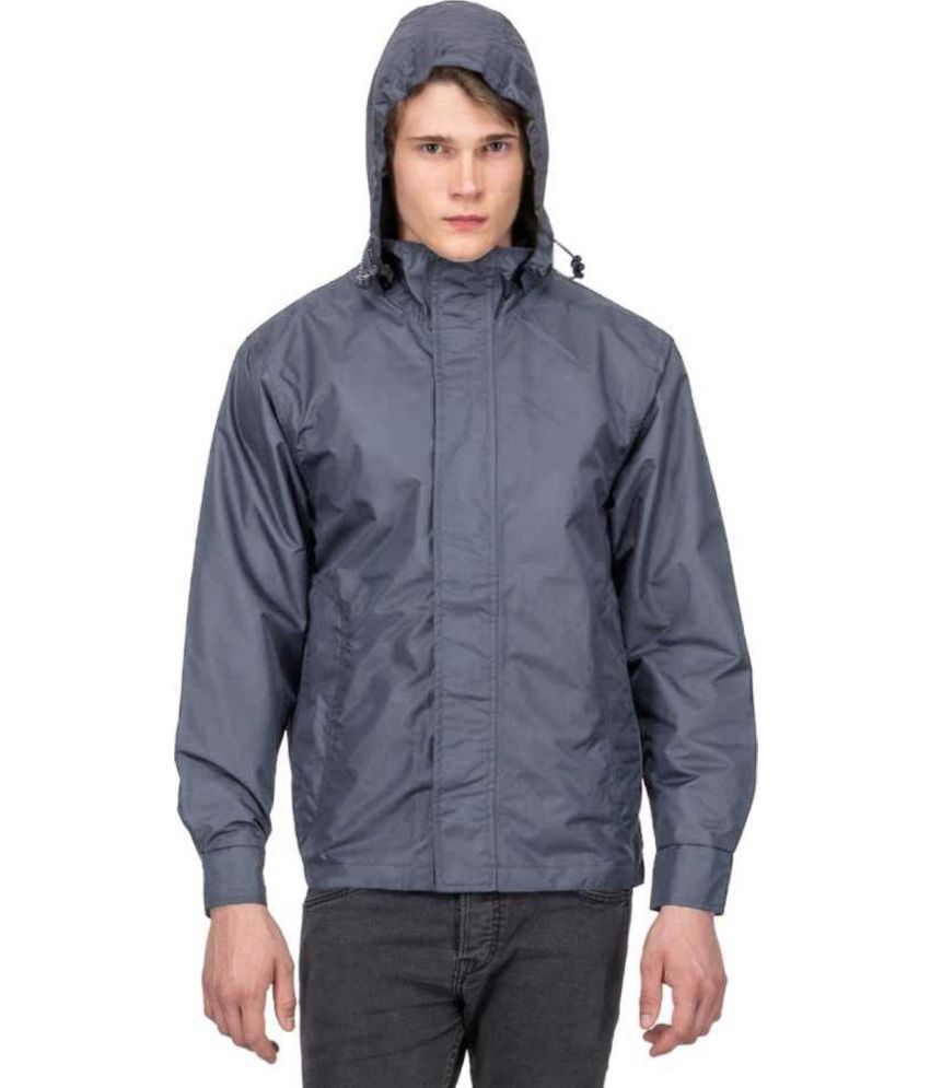     			Reoutlook Nylon Men's Windcheater Jacket - Grey ( Pack of 1 )