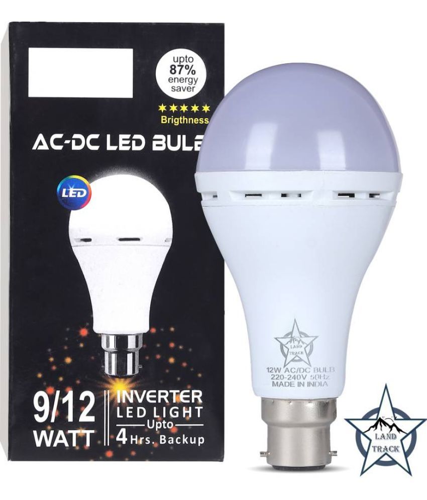     			SPARKWORLD 9W Natural White Inverter Bulb ( Single Pack )