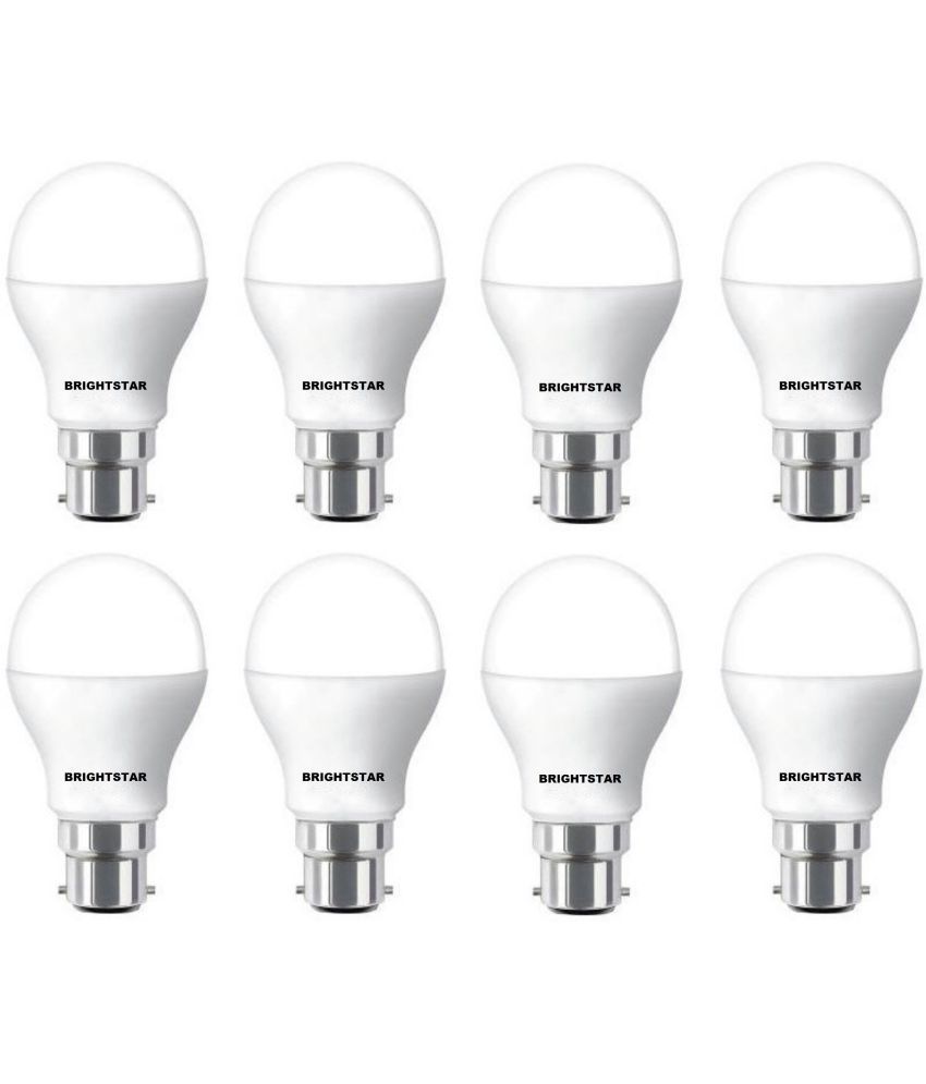     			Spark World 9W Cool Day Light LED Bulb ( Pack of 8 )