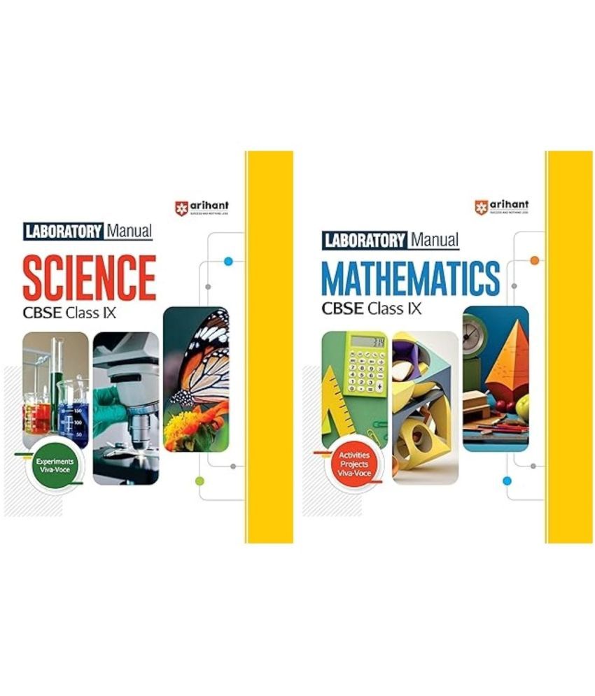     			Arihant Laboratory Manual CBSE Science & Mathematics for Class IX (2025, EXAM)