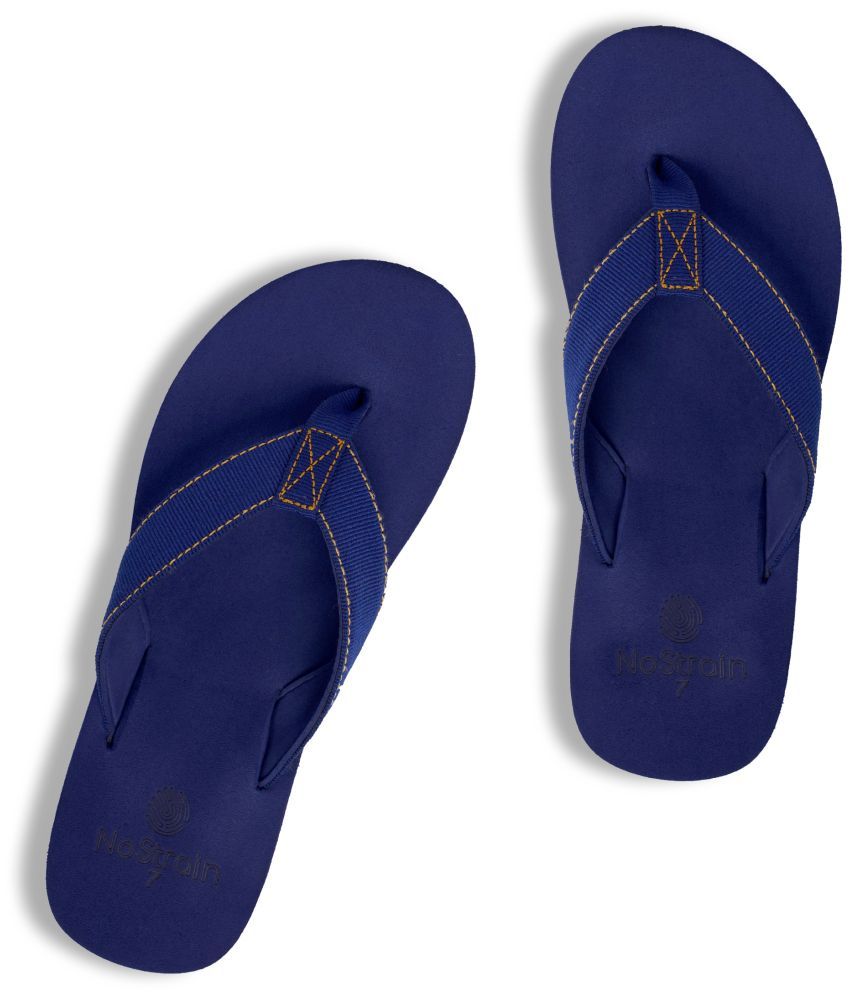     			NoStrain Blue Men's Daily Slipper