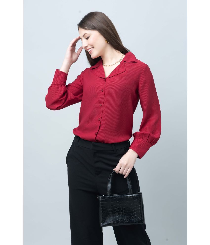     			Purys Red Satin Shirt - Pack of 1