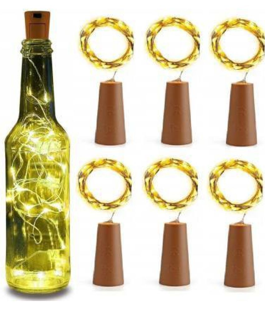     			Spark World Gold 2Mtr Cork light ( Pack of 6 )