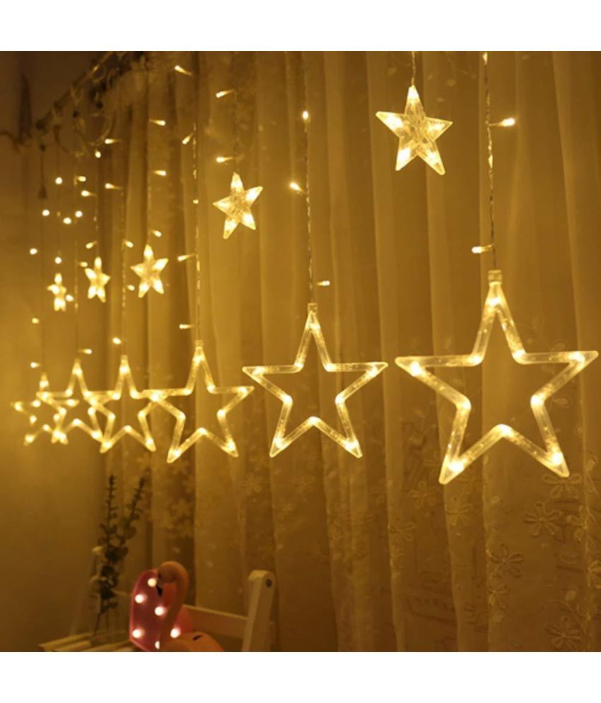     			Spark World White 5M Curtain String Light ( Pack of 1 )