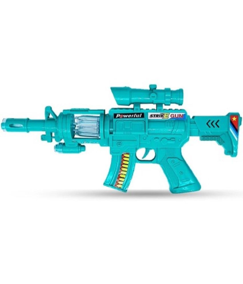     			1630 Y2-YESKART TOYS GREEN Strike  Gun with Sound, Laser Light and LED Lights for Kids | Lights and Sound Feature Guns Toys | Toy Gun for Kids and Children | Colour : GREEN Color | Set of 1