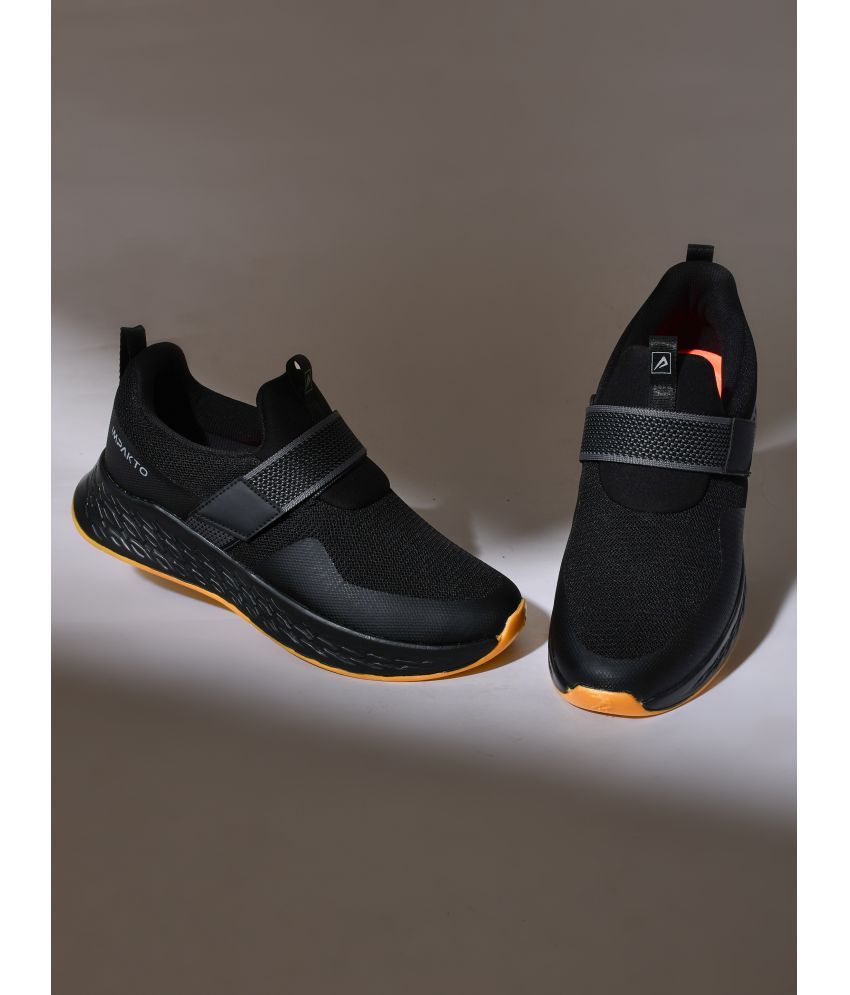     			Impakto Eazzy Walkers Black Men's Sports Running Shoes