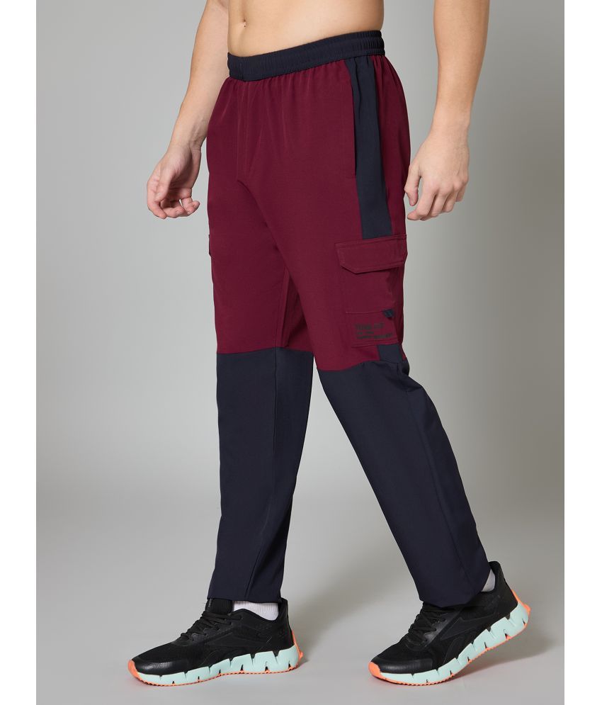     			Turnfit Maroon Polyester Men's Sports Trackpants ( Pack of 1 )