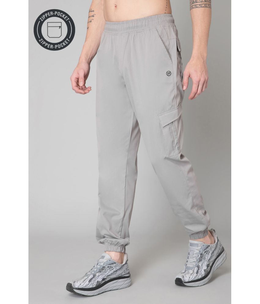     			Turnfit Regular Flat Men's Joggers - Grey ( Pack of 1 )