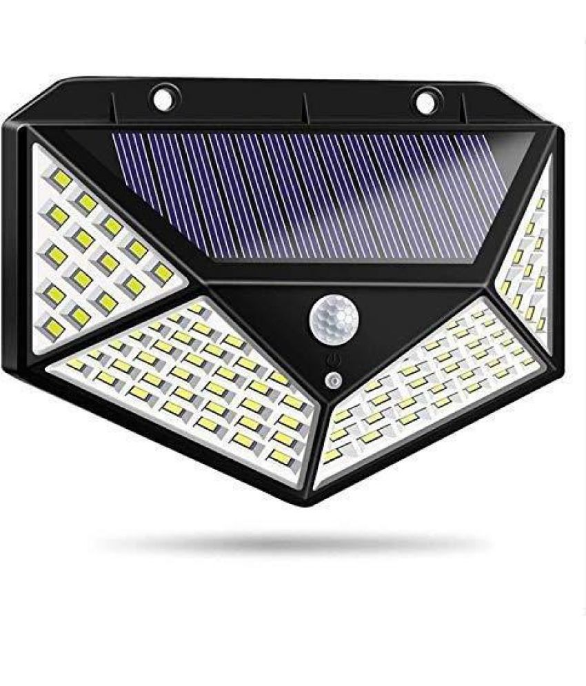     			ZESTRUM 10W Solar Outdoor Wall Light ( Pack of 1 )