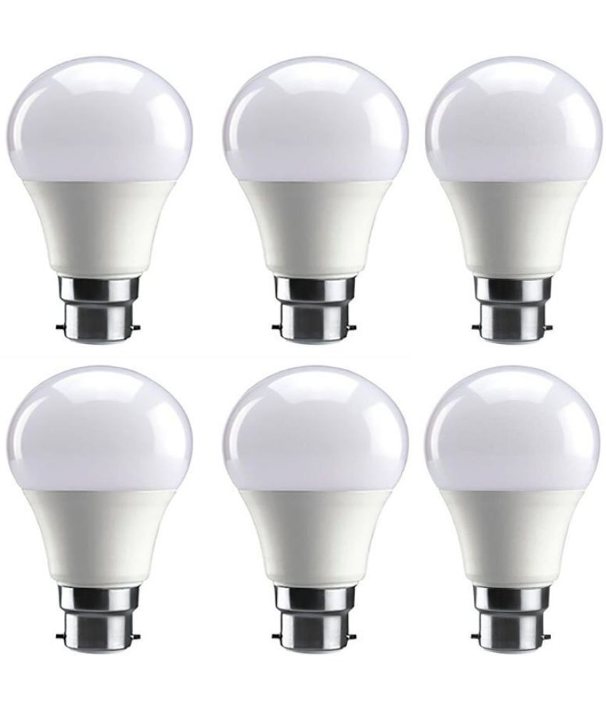     			ZESTRUM 9W Natural White LED Bulb ( Pack of 6 )