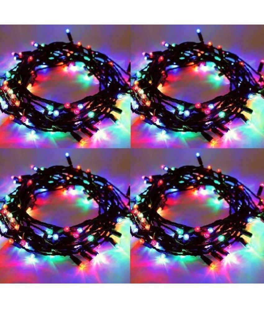     			ZESTRUM Multicolor 10 Mtr String Light ( Pack of 4 )