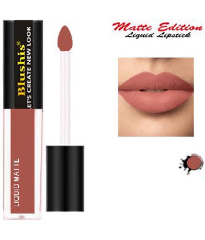     			BLUSHIS Brown Matte Lipstick 0.12