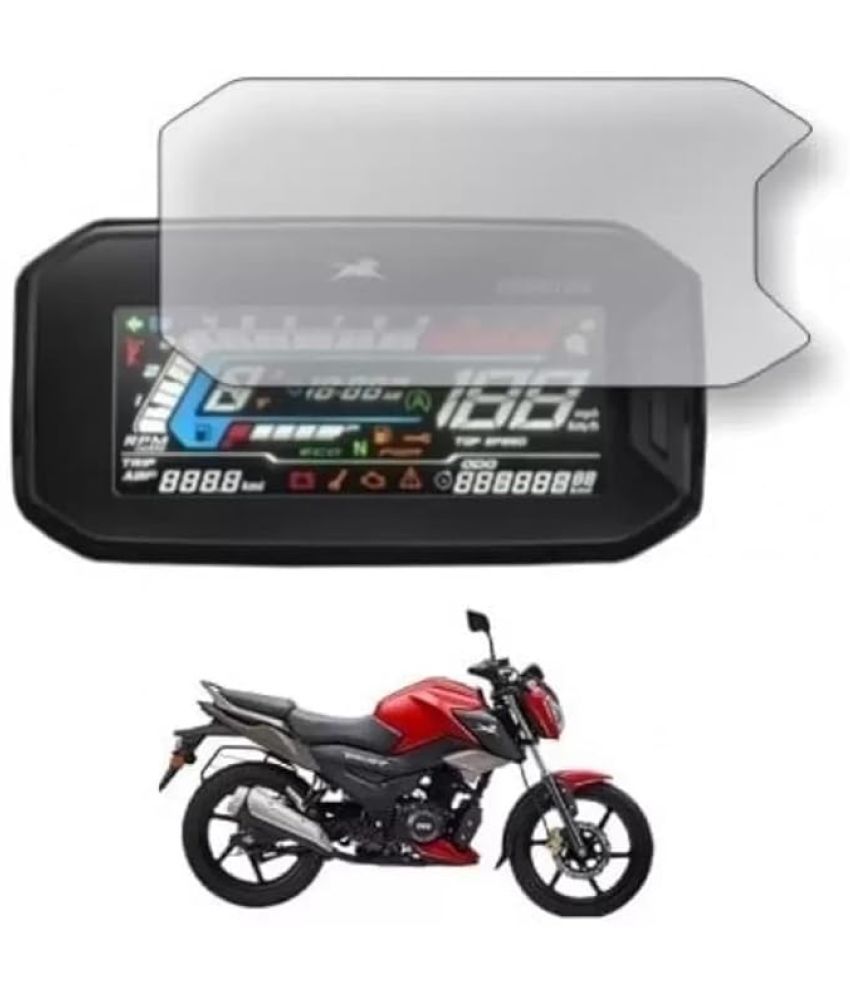     			Company Fitted Full Screen Coverage Screen Guard with Installation Kit For Touchscreen Display Compatible for TVS Raider 125