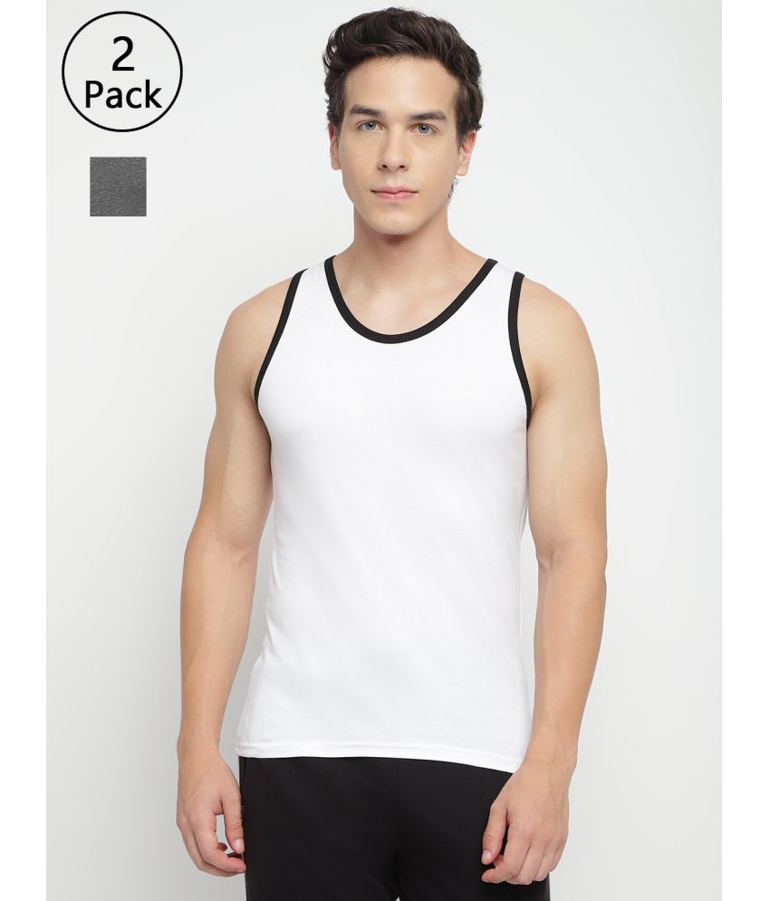     			La Intimo Pack of 2 Cotton Tank For Men ( Multicolor11 )