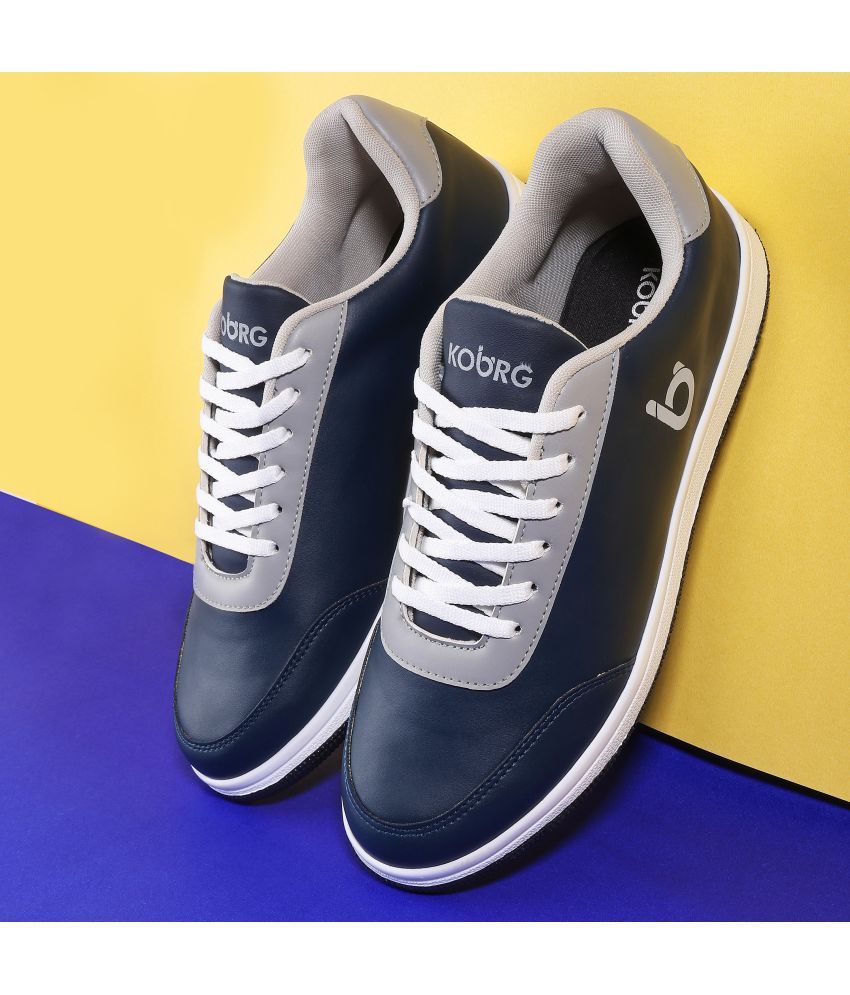     			koburg Navy Blue Men's Sneakers