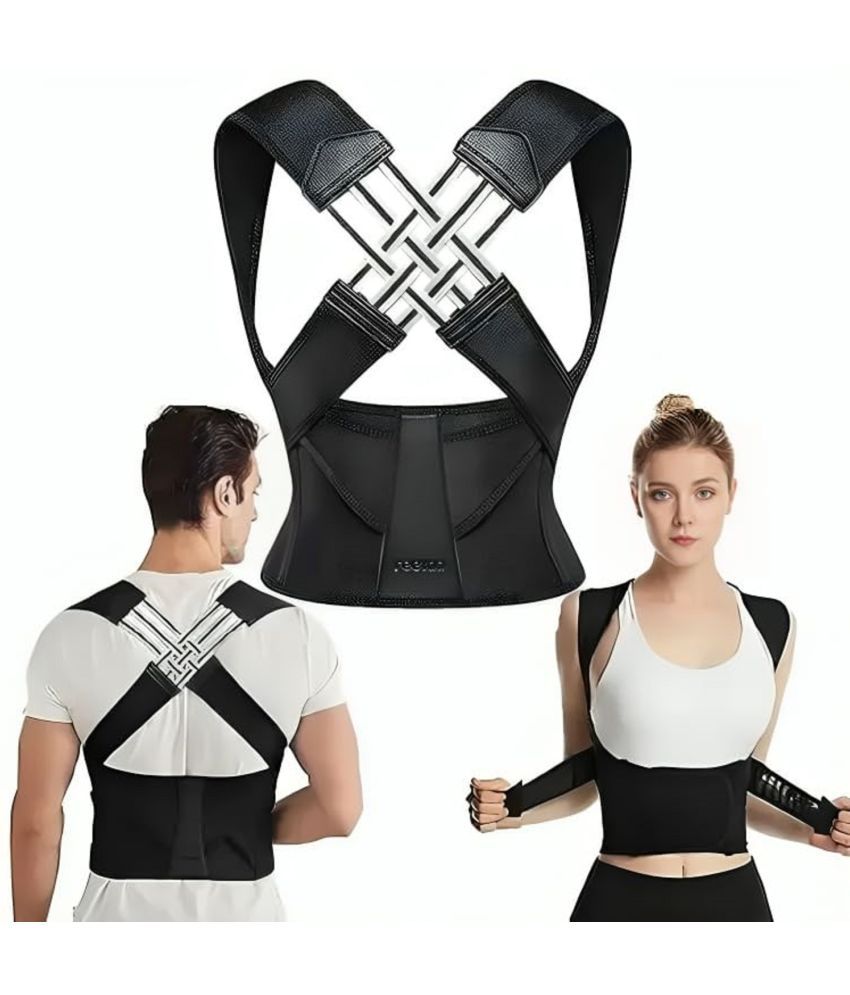     			Belt For Men & Women | Back Pain Relief Posture Corrector | Shoulder, Back Support Belt | Back Straightener Brace For Spine | Clavicle Support | Universal Size