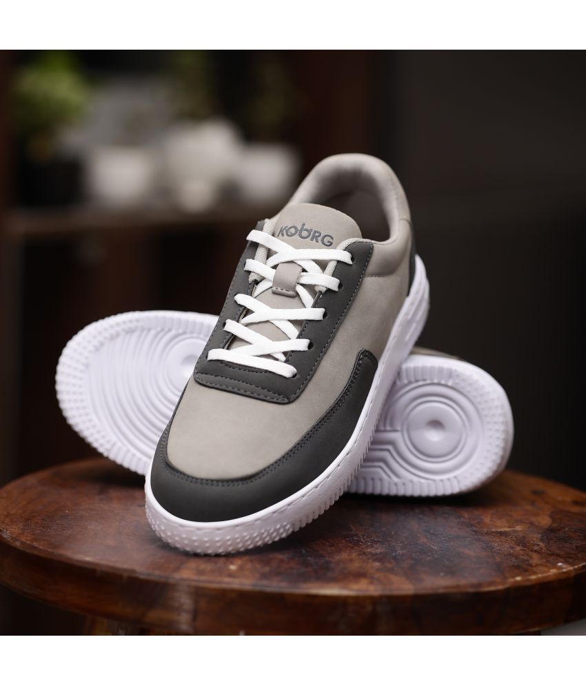     			koburg Dark Grey Men's Sneakers