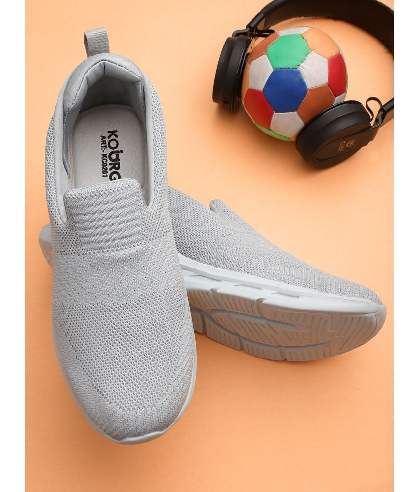     			koburg Light Grey Men's Sneakers