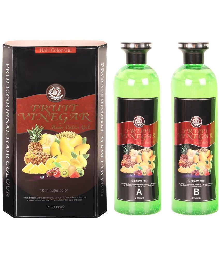     			ADIVASI Fruit Vinegar Hair Natural Temporary Hair Color 1000 mL Black