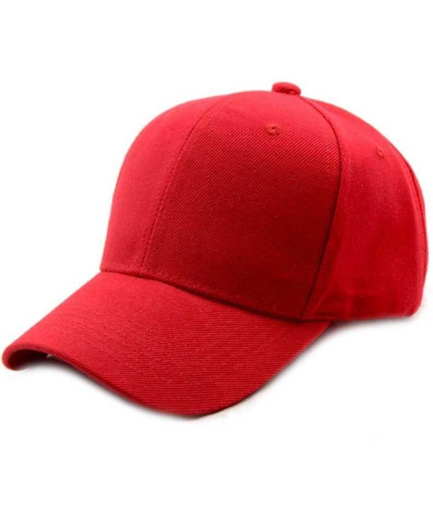     			Alamos Pack of 1 Cotton Blend Men's Cap ( Red )