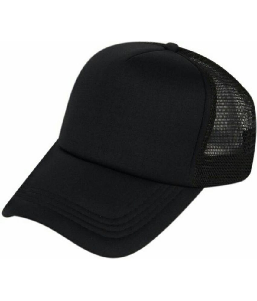     			Alamos Pack of 1 Polyester Men's Cap ( Black )