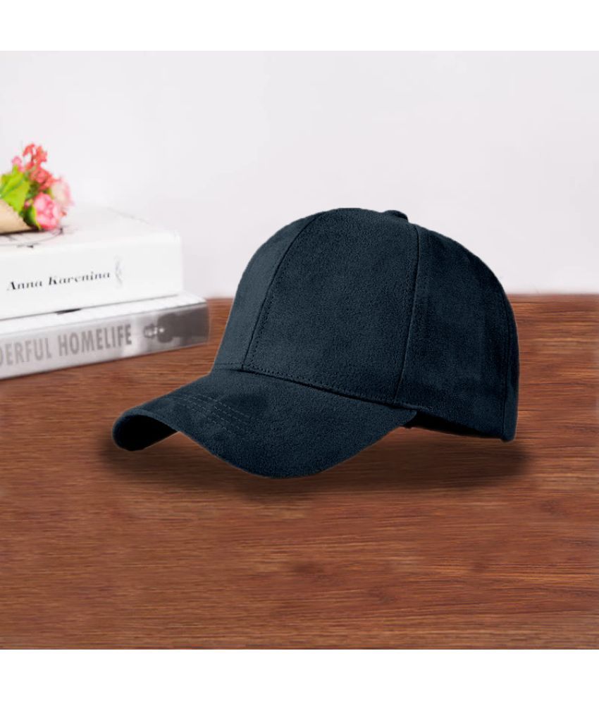     			Alamos Pack of 1 Suede Men's Cap ( Blue )