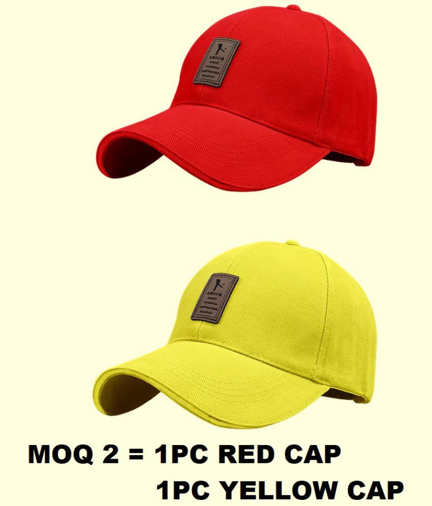     			Alamos Pack of 1 cotton Men's Cap ( Yellow )