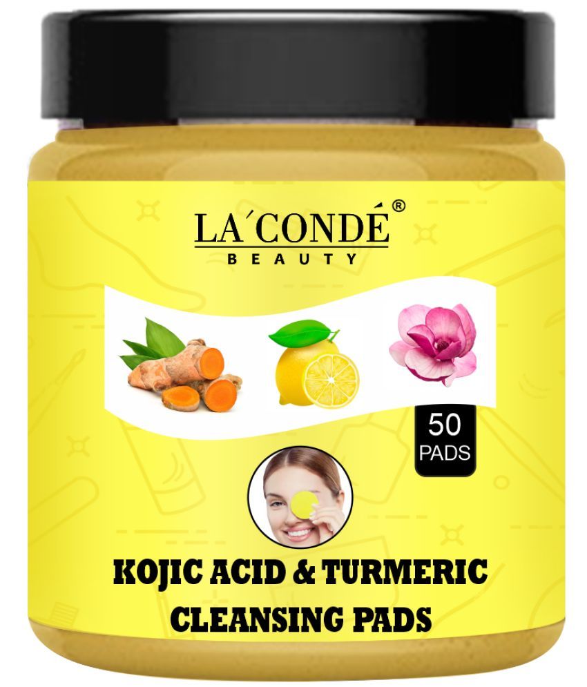     			Dark Spots, Skin Brightening, and Acne Prevention with Turmeric and Kojic Acid Face Cleansing Pads 50 Pcs