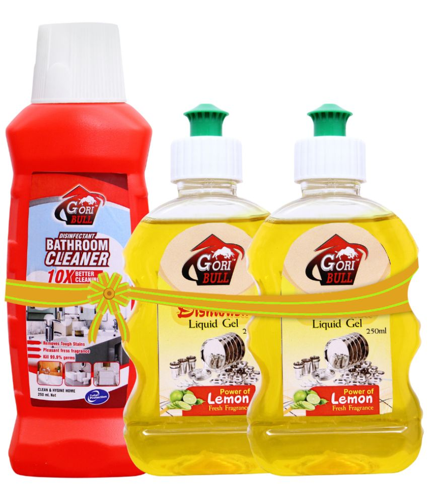     			GORIBULL GORIBULL Bathroom Cleaner Ready to Use Liquid REGULAR 750 Pack of 3