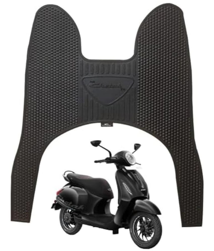     			Scooty Foot Mat (Black) Compatible for Bajaj Chetak