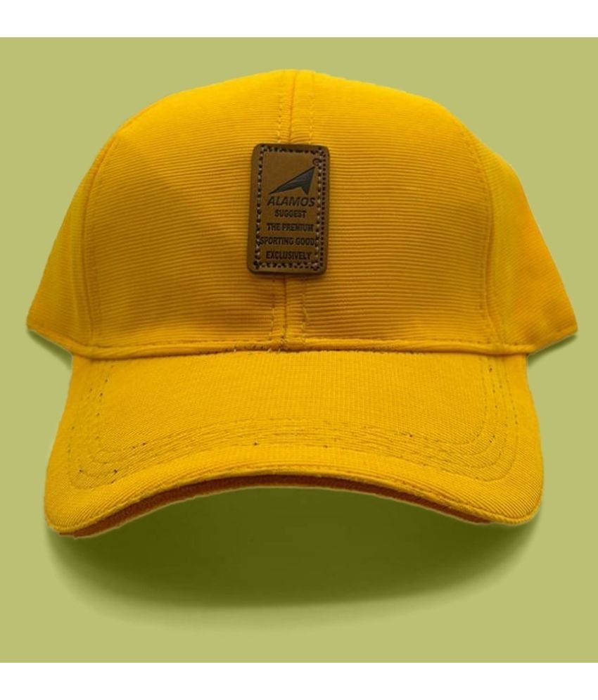     			Alamos Pack of 1 Cotton Blend Men's Cap ( Yellow )