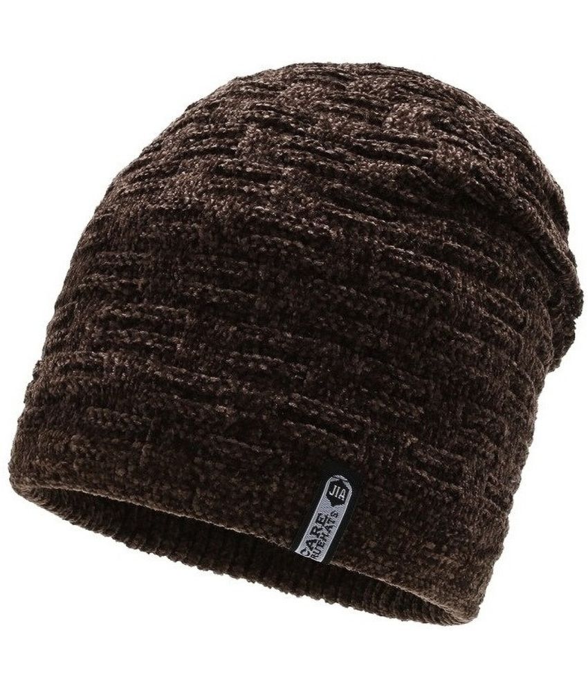     			Alamos Pack of 1 Woollen Men's Cap ( Brown )