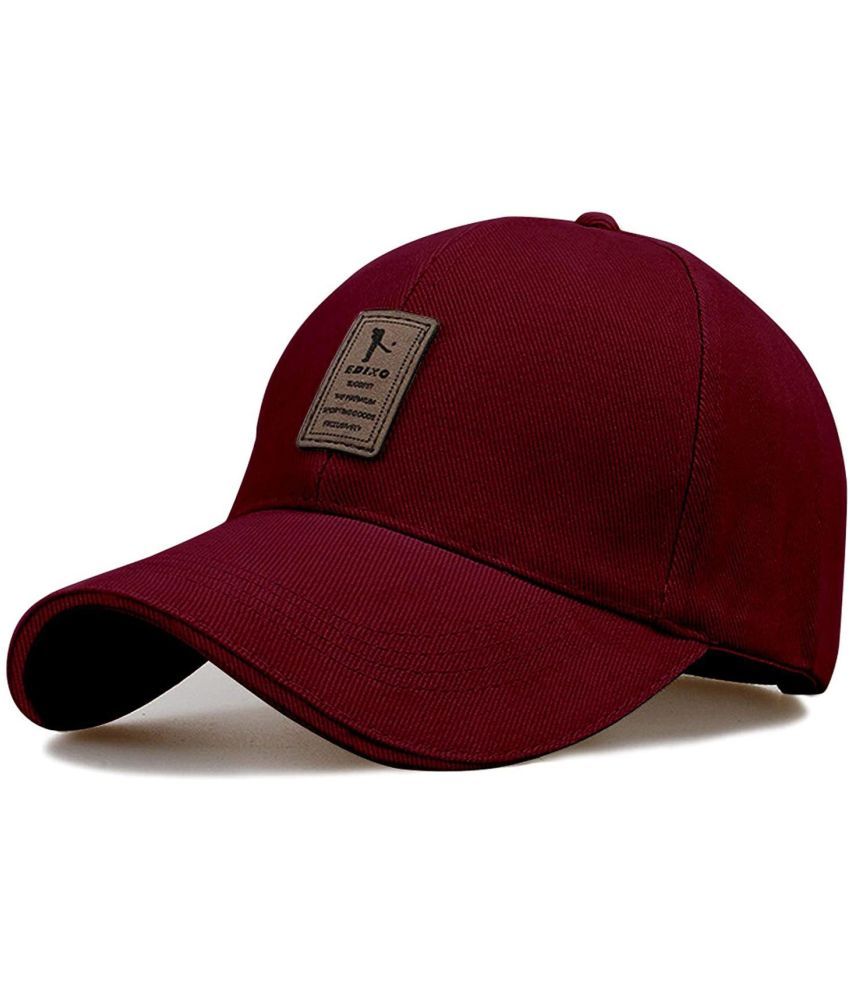     			Alamos Pack of 1 cotton Men's Cap ( Maroon )