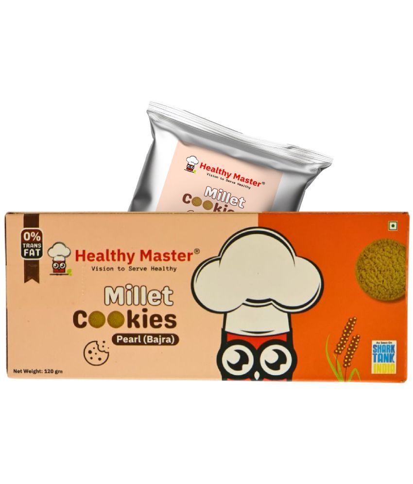     			Healthy Master Pearl Millet Cookies 120 gm (Pack of 2 )