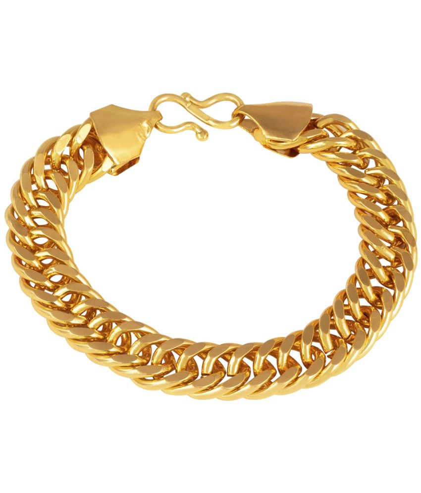     			JFL - Jewellery For Less Gold Bracelet ( Pack of 1 )