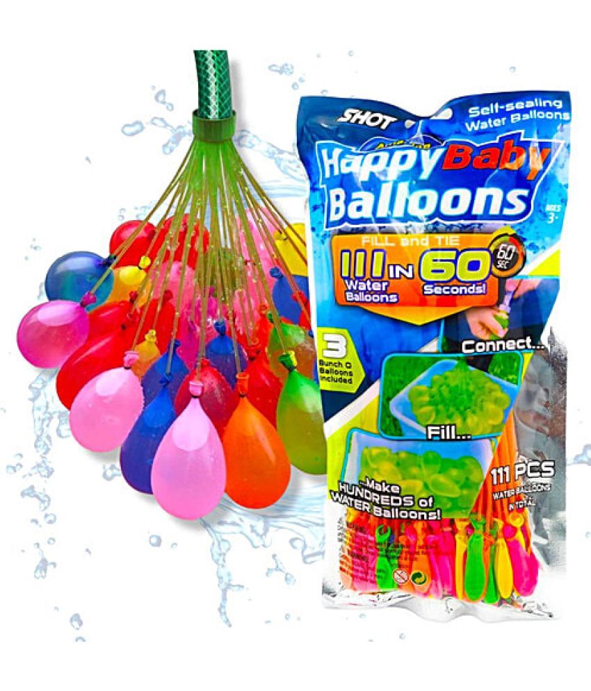     			NAV DURGA FASHION NEW HOLI FESTIVAL BUNCH BALLOONS (SET OF 3)