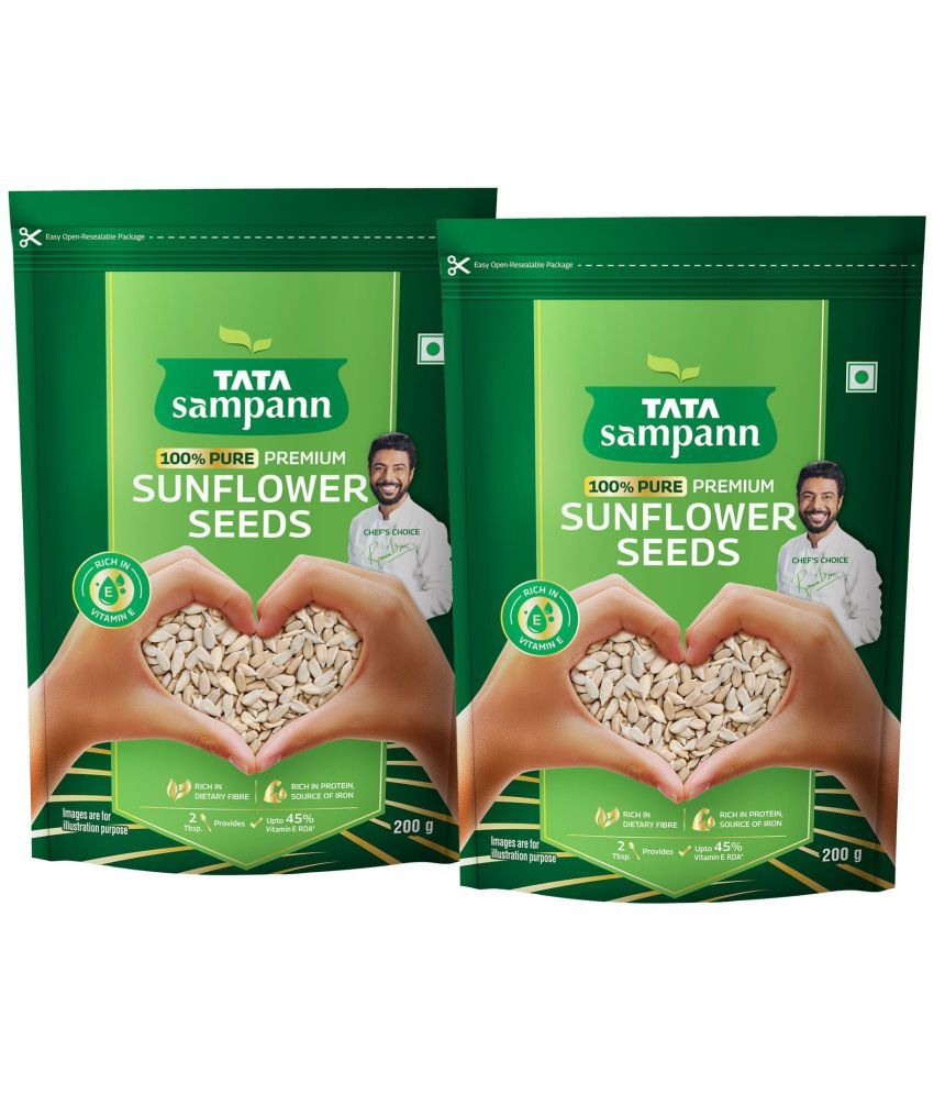     			Tata Sampann Sunflower Seeds 400gm Pack of 2