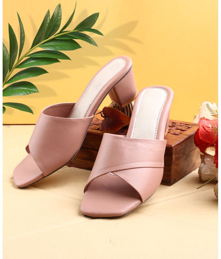     			Paduki Pink Women's Slip On Heels