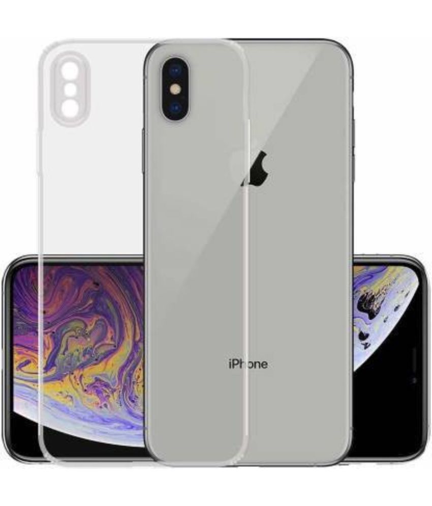     			VAKIBO Plain Cases Compatible For Rubber Apple iPhone X ( Pack of 1 )