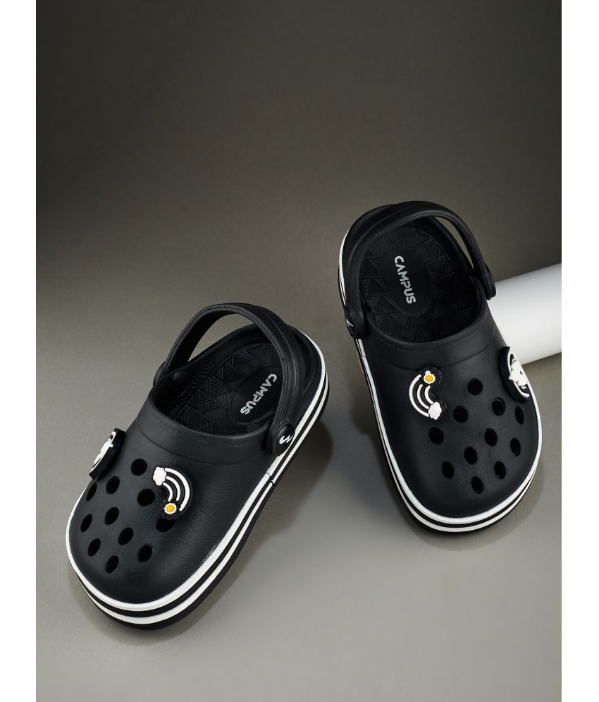     			Campus - Black Boy's Clogs ( 1 Pair )