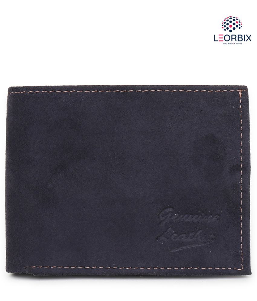     			LEORBIX Leather Solid Men's Regular Wallet With 5 Slots For Card ( Vintage Black , Pack of 1 )