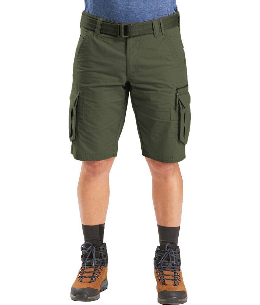     			Reoutlook Green Cotton Blend Men's Cargos ( Pack of 1 )