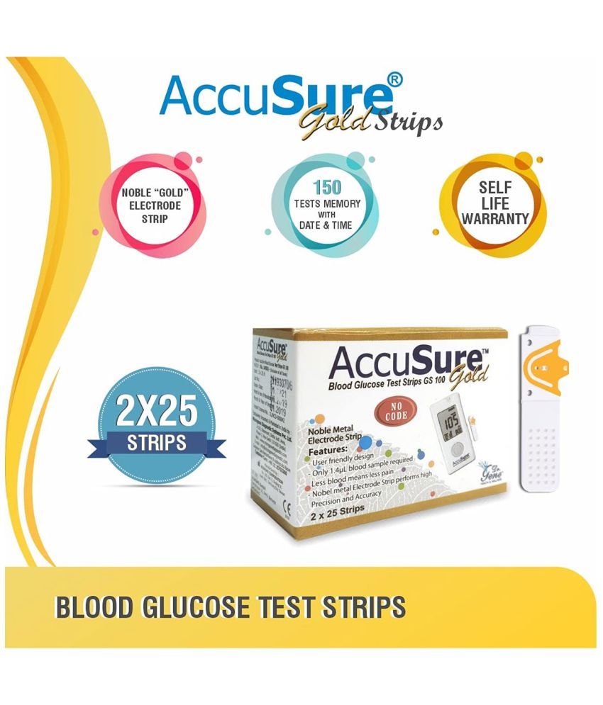     			ACCUSURE ACCUSURE 50 Test Strips