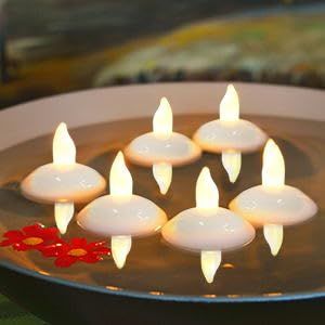     			AG White Floating Candle 5 cm ( Pack of 1 )