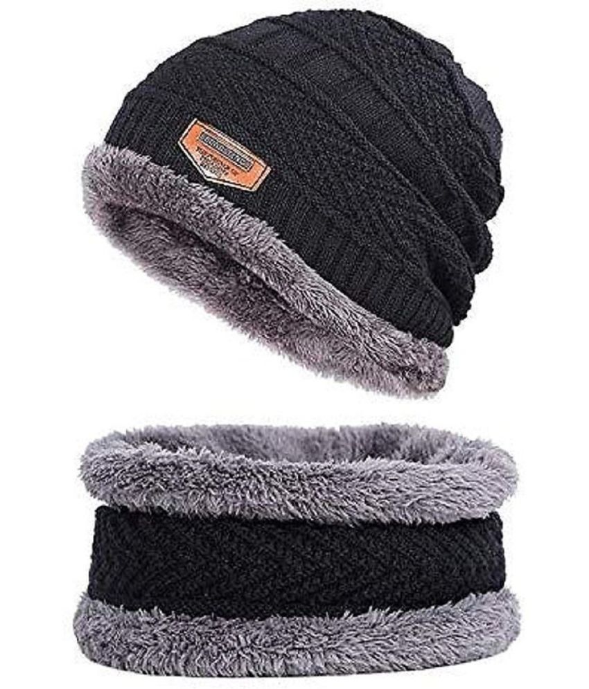     			AKSMIT Multicolor Woollen Women's Cap ( Pack of 1 )