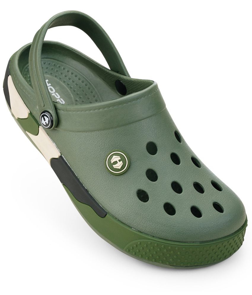     			HOPPA - Olive Men's Clogs