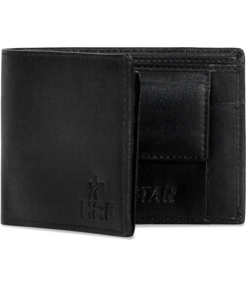     			HRFSTAR PU Solid Men's Regular Wallet With 3 Slots For Card ( Black , Pack of 1 )